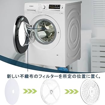 Amazon.co.jp: KALOLINNA 小型衣類乾燥機用ろ過綿 不織布 交換用